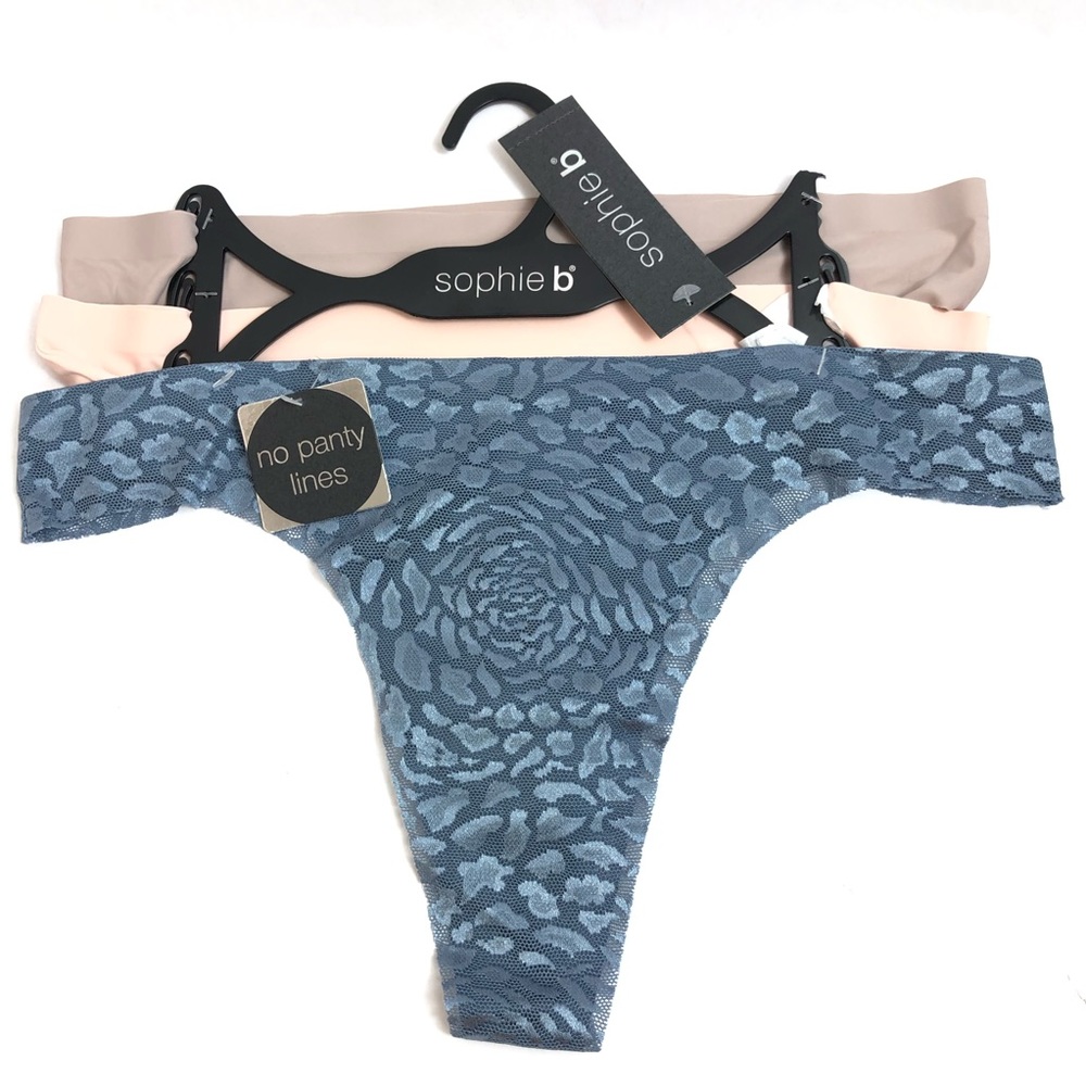 Sophie B 3pck No Panty Lines Thong